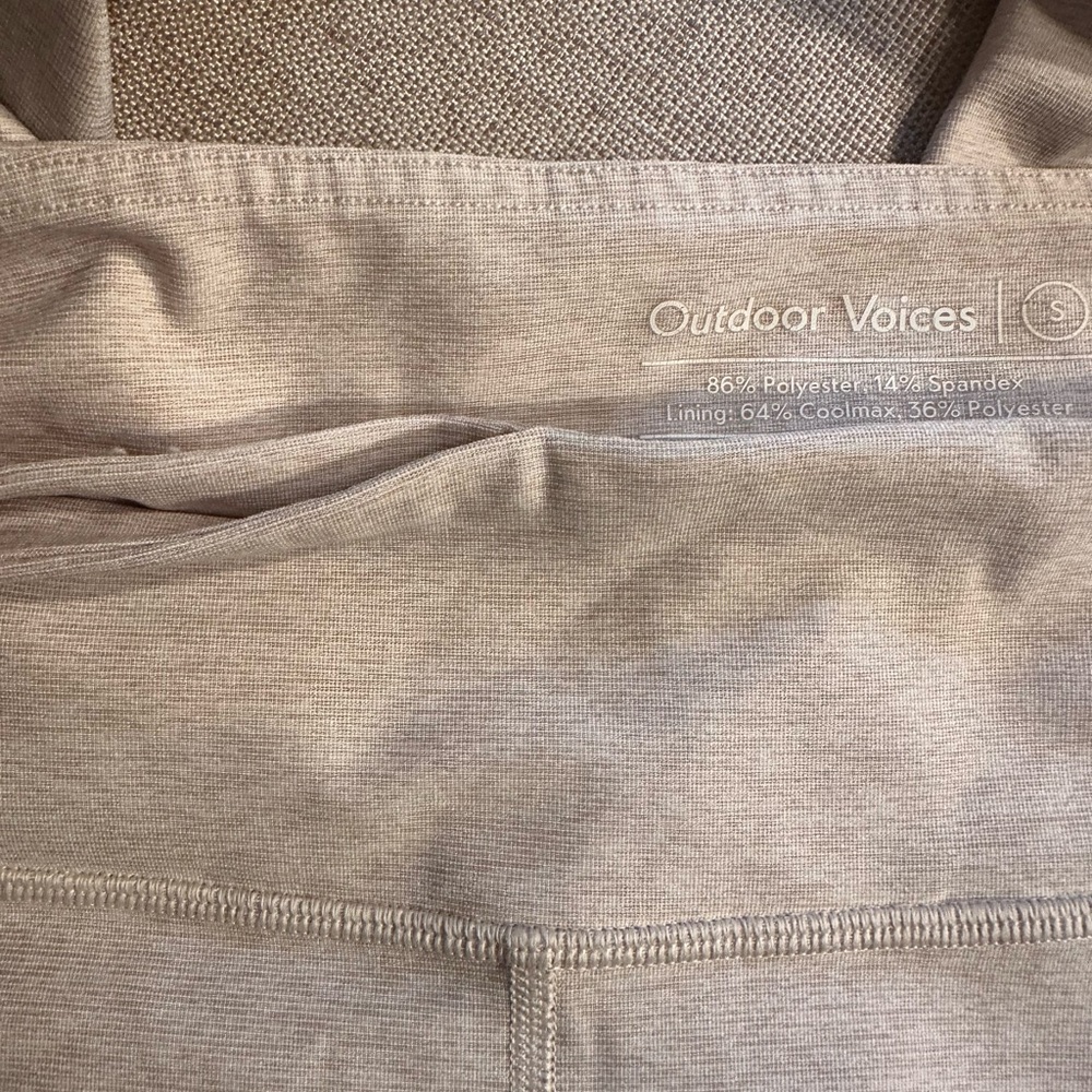 Outdoor Voices Beige Leggings